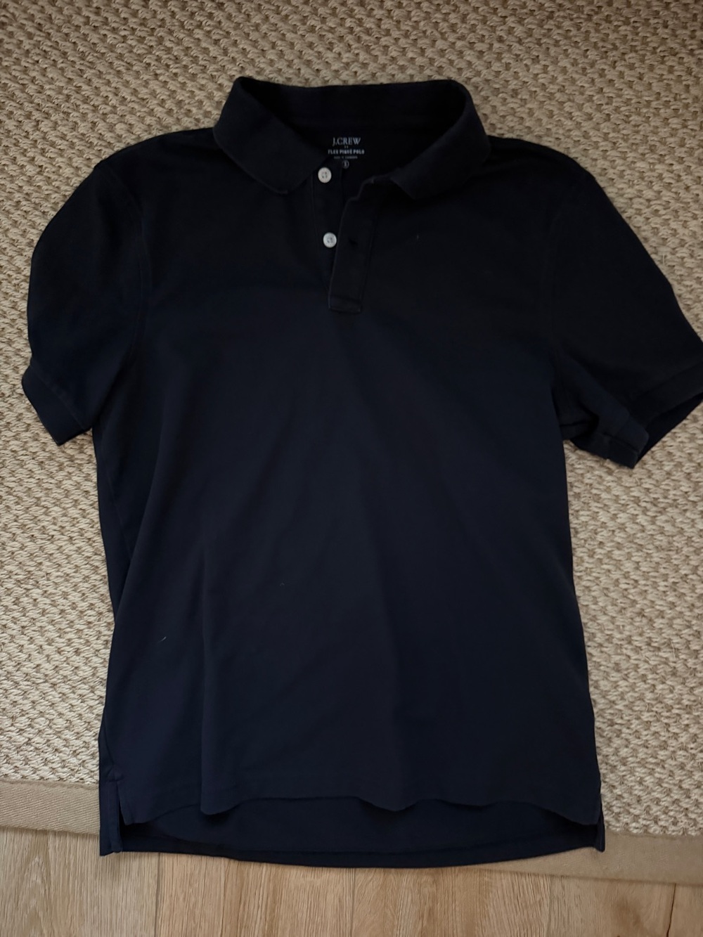 J. Crew Men’s Navy Short-Sleeve Polo